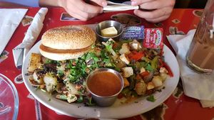 delicious breakfast at Pick Me Up Cafe in Chicago