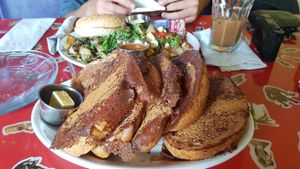 French toast at Pick Me Up Cafe in Chicago