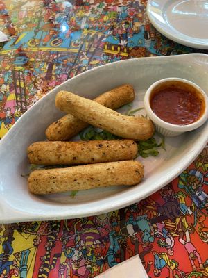 Vegan Moz Sticks at Pick Me Up Cafe in Chicago