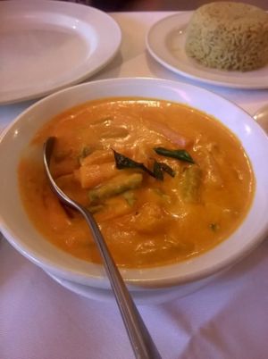 Kayi curry at Dinithi Restaurant Ury in Newcastle Upon Tyne