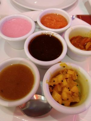 dips at Dinithi Restaurant Ury in Newcastle Upon Tyne