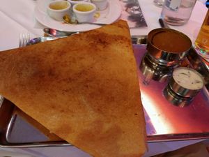 dosa at Dinithi Restaurant Ury in Newcastle Upon Tyne