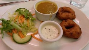 Medhu vadai at Dinithi Restaurant Ury in Newcastle Upon Tyne