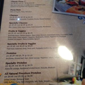 build your own pizza menu at Mellow Mushroom  in Newport News