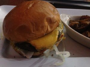 'Herb' veggie burger at Mellow Mushroom  in Newport News