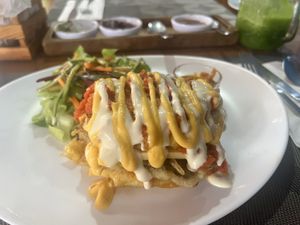 Eggplant Parmigiana Vegano  at Mito  in Zihuatanejo