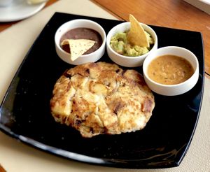 Tortilla Española Vegana.  at Mito  in Zihuatanejo