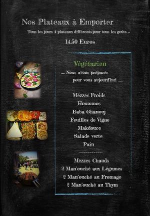 végétarien & i'll be ... at Sajna Concept  in Aix-en-provence