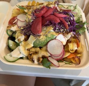 Vegan Mac salad  at Organically Twisted in Naples