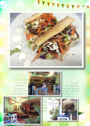 House of humus at Gallery House of Hummus in Koh Phangan