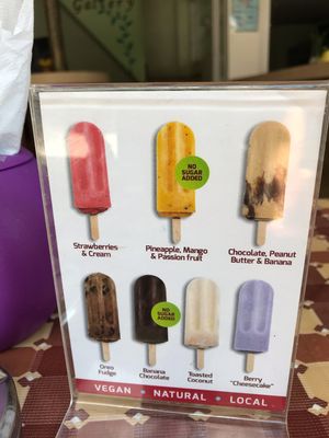 Ice cream at Gallery House of Hummus in Koh Phangan