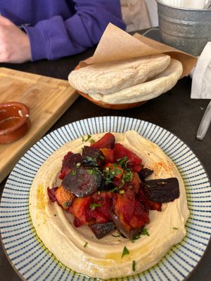 Hummus grilled veggies   at D&A Hummus Bistro - Westerstraat in Amsterdam