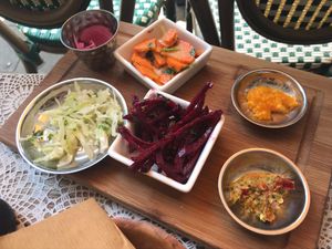 Side platter  at D&A Hummus Bistro - Westerstraat in Amsterdam