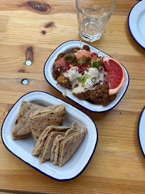 Cauliflower, delish!  at ManaMana in Amsterdam