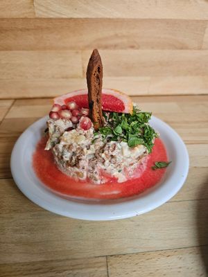 psychedelic cauliflower at ManaMana in Amsterdam