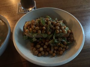 Spiced Chickpea Starter  at Uluru in Armagh
