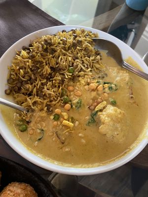 Curry Bowl  at Veg Cafe in Sacramento