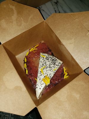 Cheese cake at Veg Cafe in Sacramento