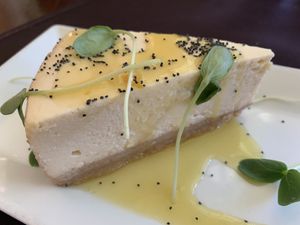 NY Cheesecake  at Veg Cafe in Sacramento