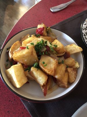 Hash brown side   at Veg Cafe in Sacramento