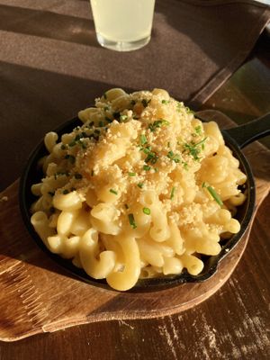 Truffle Mac (good but not great)  at Veg Cafe in Sacramento