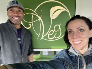   at Veg Cafe in Sacramento