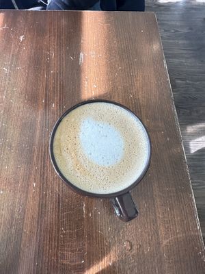 Latte  at Veg Cafe in Sacramento