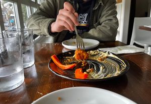 Momo's cauliflower  at Veg Cafe in Sacramento