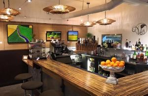 Beautiful bar inside Veg at Veg Cafe in Sacramento