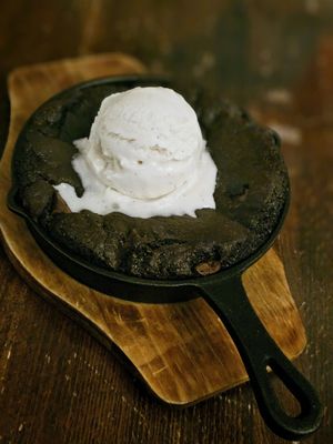 Brownie Skillet #Veganuary at Veg Cafe in Sacramento