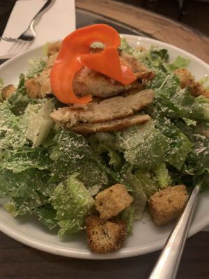 Caesar salad minus the capers  at Veg Cafe in Sacramento