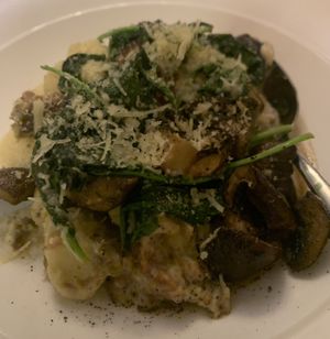 Rosemary potato gnocchi  at Veg Cafe in Sacramento