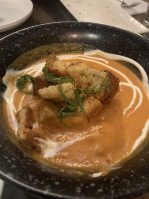 Tomato bisque  at Veg Cafe in Sacramento