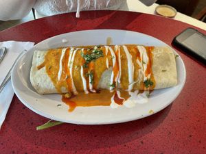 Savory Breakfast Crepe  at Veg Cafe in Sacramento