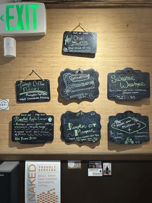 Current specials   at Veg Cafe in Sacramento