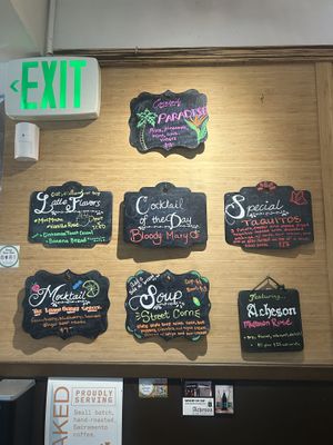 Current specials   at Veg Cafe in Sacramento