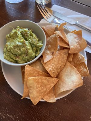 Chips and guac  at Veg Cafe in Sacramento