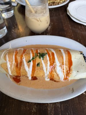 Breakfast burrito  at Veg Cafe in Sacramento