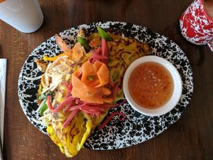 Summer crepe at Veg Cafe in Sacramento