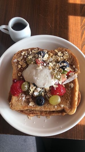 French toast! at Veg Cafe in Sacramento