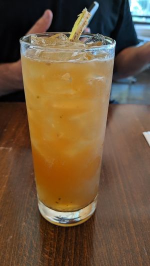 Giver tea cocktail. at Veg Cafe in Sacramento