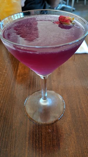 Blueberry lemon drop at Veg Cafe in Sacramento