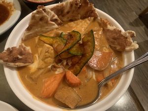 Massaman curry   at Thai Basil Restaurant in Sacramento