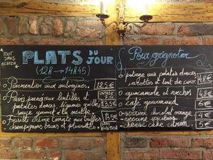 Plats du jour at Le Petit Pressoir in Liege