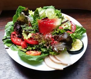 salade pasteque at Le Petit Pressoir in Liege