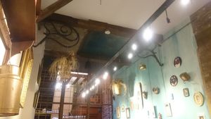 Inside at Le Petit Pressoir in Liege