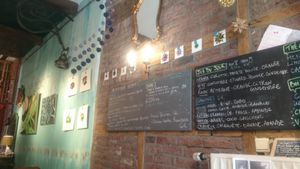 Menu at Le Petit Pressoir in Liege