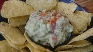 Nachos guacamole at Le Petit Pressoir in Liege