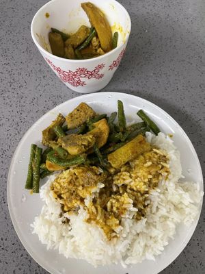 咖喱羊肉飯  at Loving Heart - Delight Vege Hut in Cheras