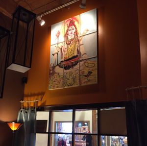 wall art at Oasis in Carr Mill in Carrboro